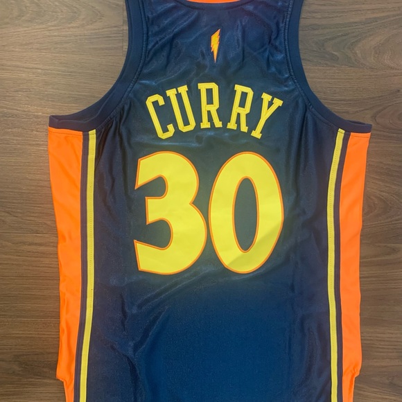 Golden State Warriors Stephen Curry Rookie Dazzle Jersey - Picture 7 of 11